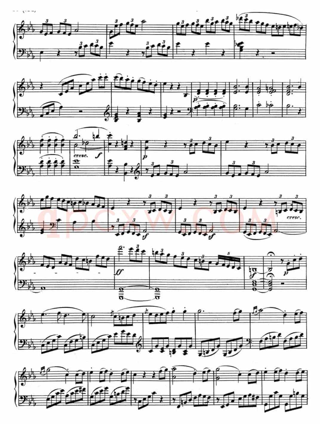 贝多芬钢琴奏鸣曲08 悲怆 C小调 Op.13 C minor