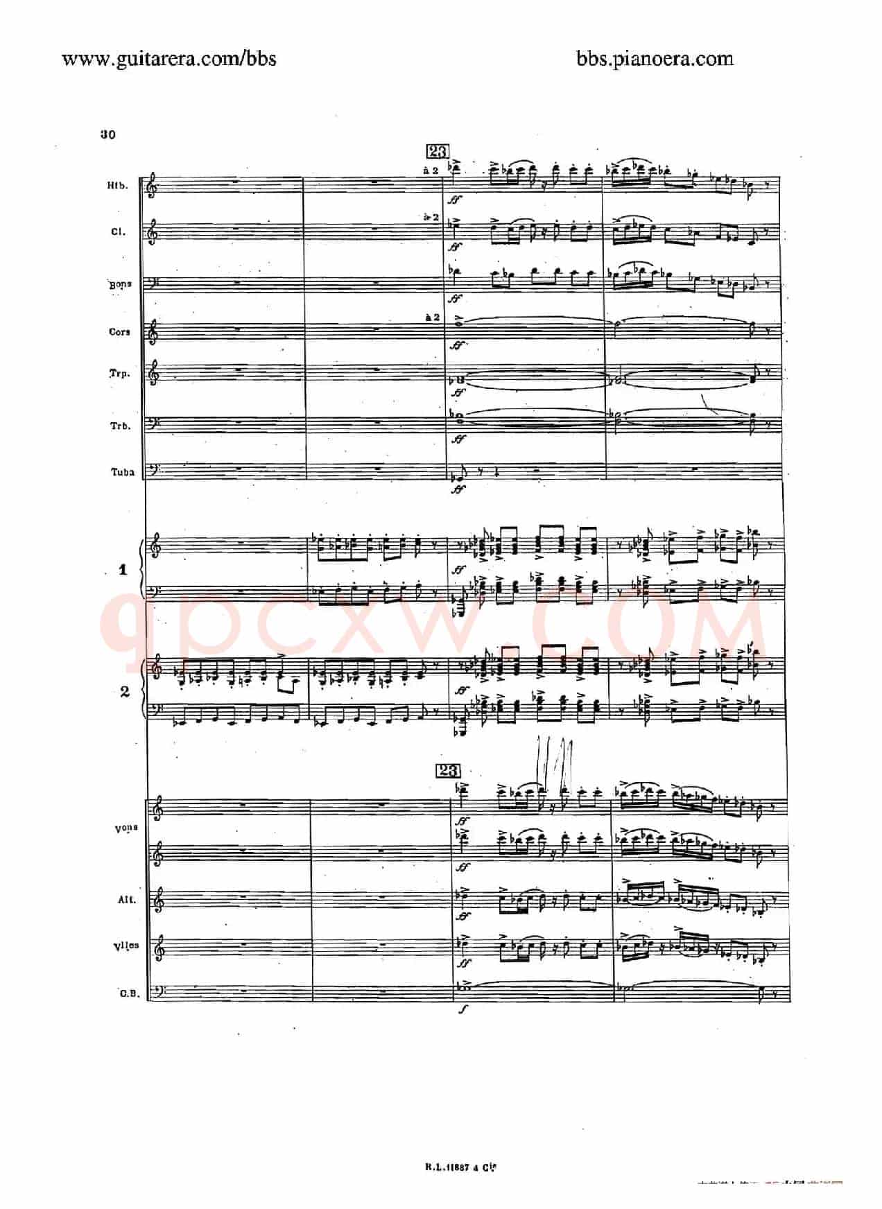 Concerto for 2 Pianos in d Minor(d小调双钢琴协奏曲·总谱)