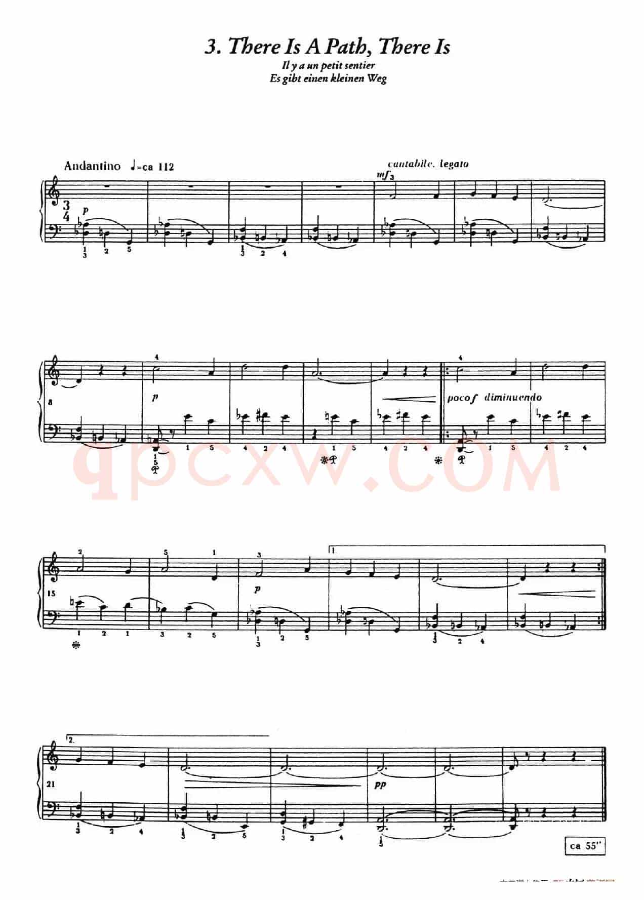 12 Folk Melodies(十二首民间曲调·3)