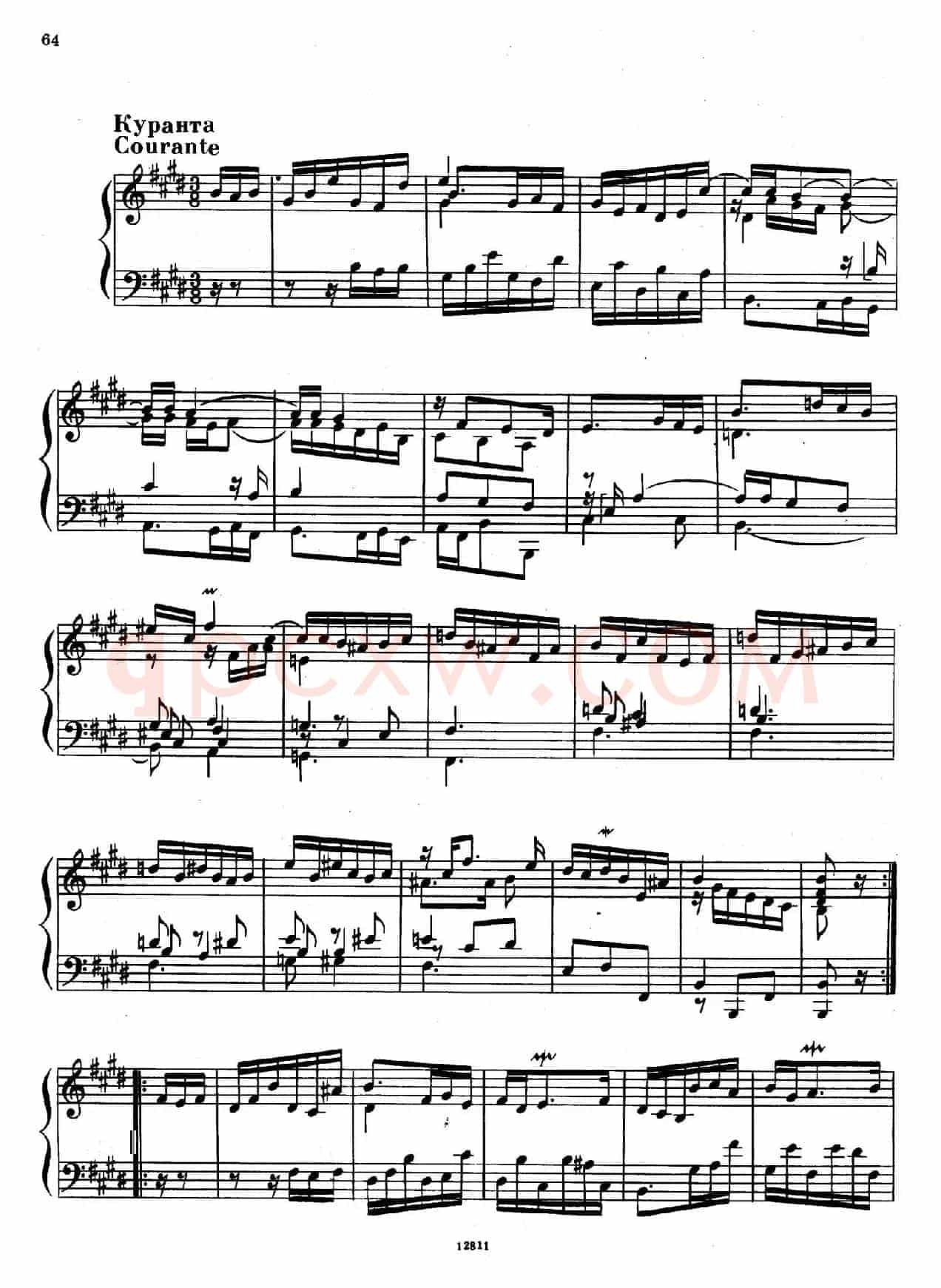 Suite No.5 in E Major HWV 430(E大调第五组曲)