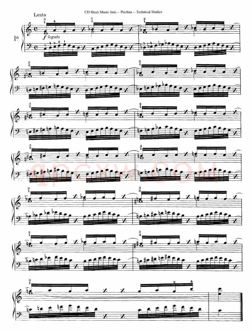 Technical Studies 60 Progressive Exercises (60首钢琴循序渐进练习曲 P1——10)