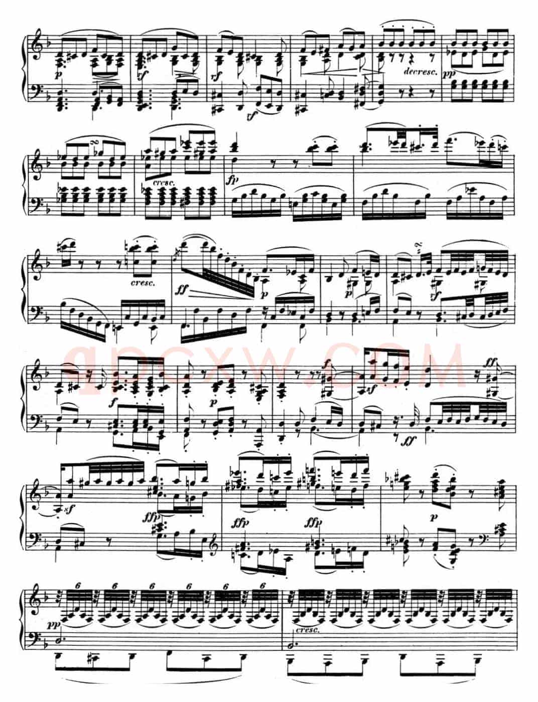 贝多芬钢琴奏鸣曲07 D大调 Op.10 No.3 D major