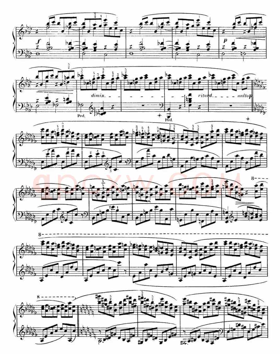 15 Etudes de Virtuosité Op.72 No.13（十五首钢琴练习曲之十三）