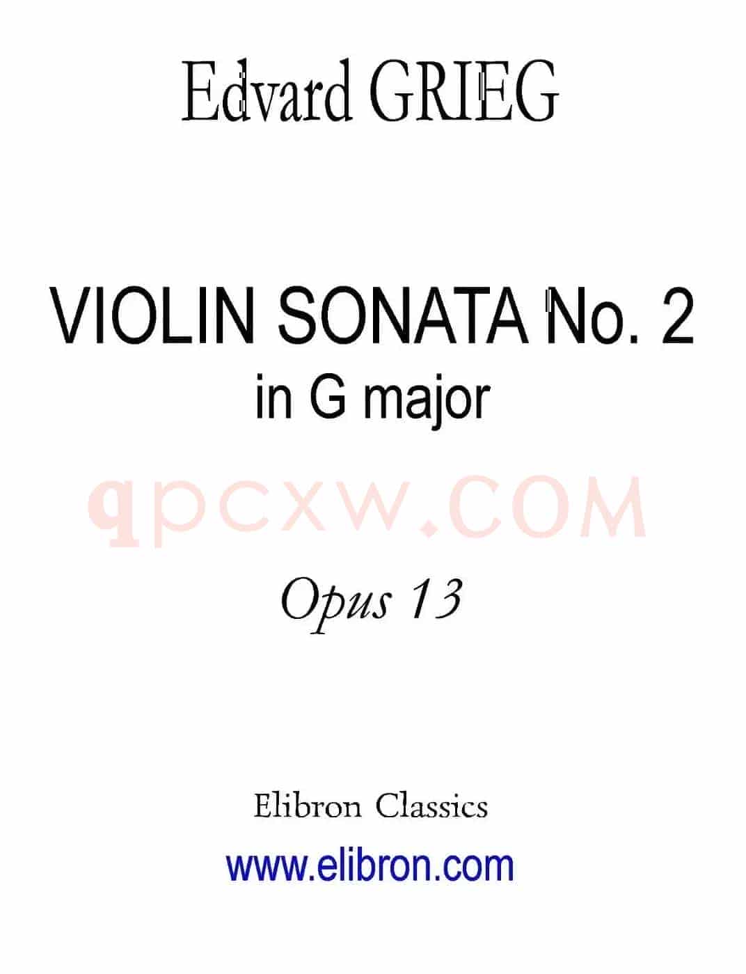 VIOLIN SONATA No.2 in G major（G大调第二小提琴奏鸣曲）（Ⅰ）