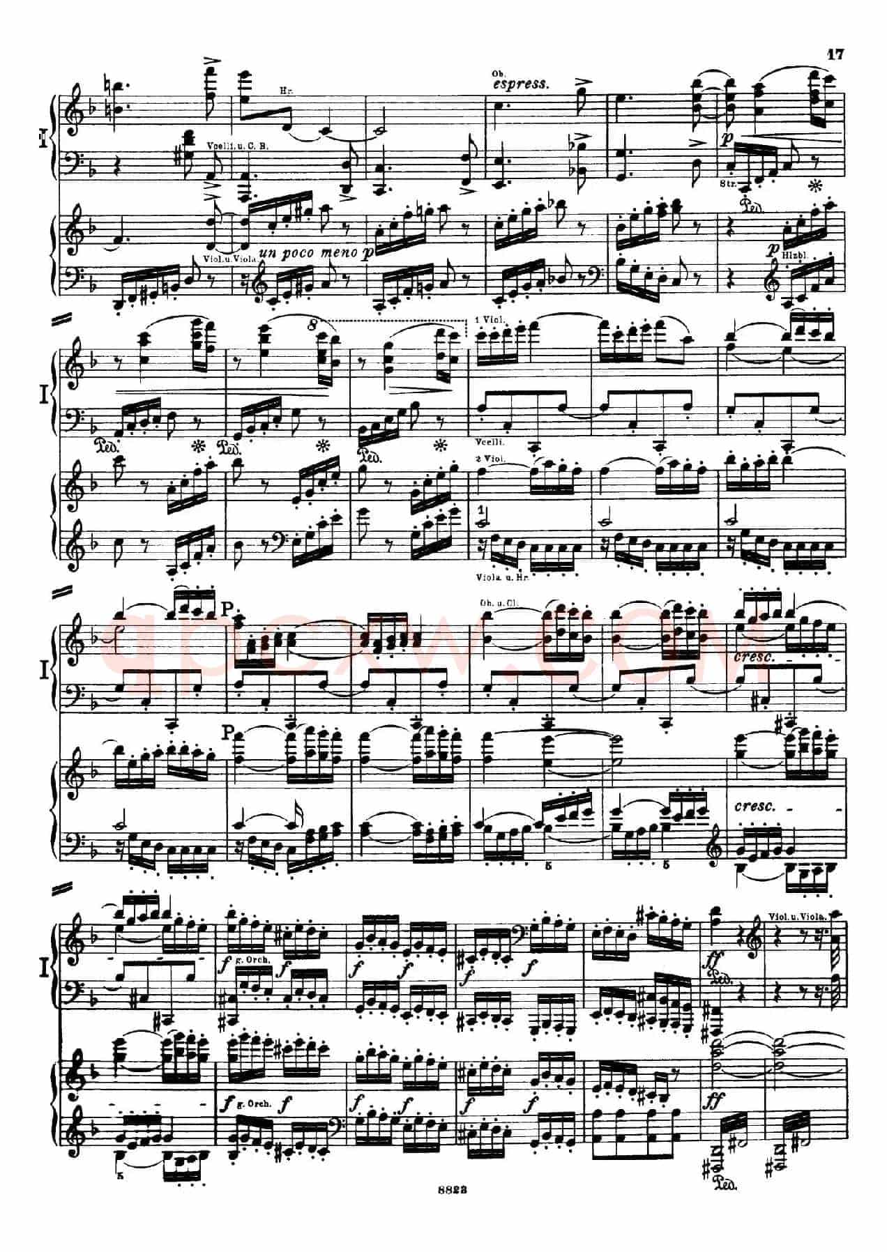 d小调第九交响曲 Op.125(双钢琴P13——22)