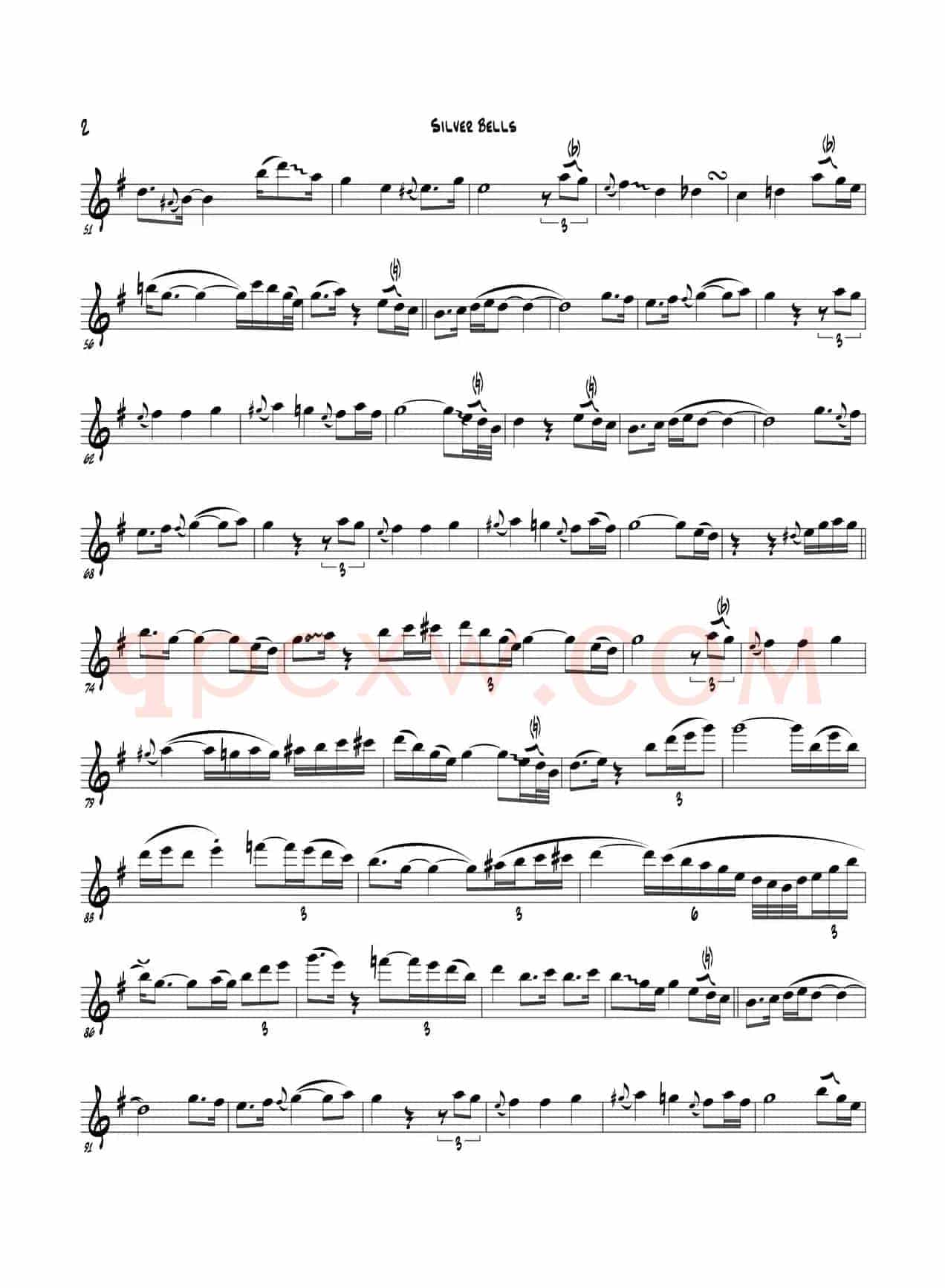 Silver Bells（Bb Part）