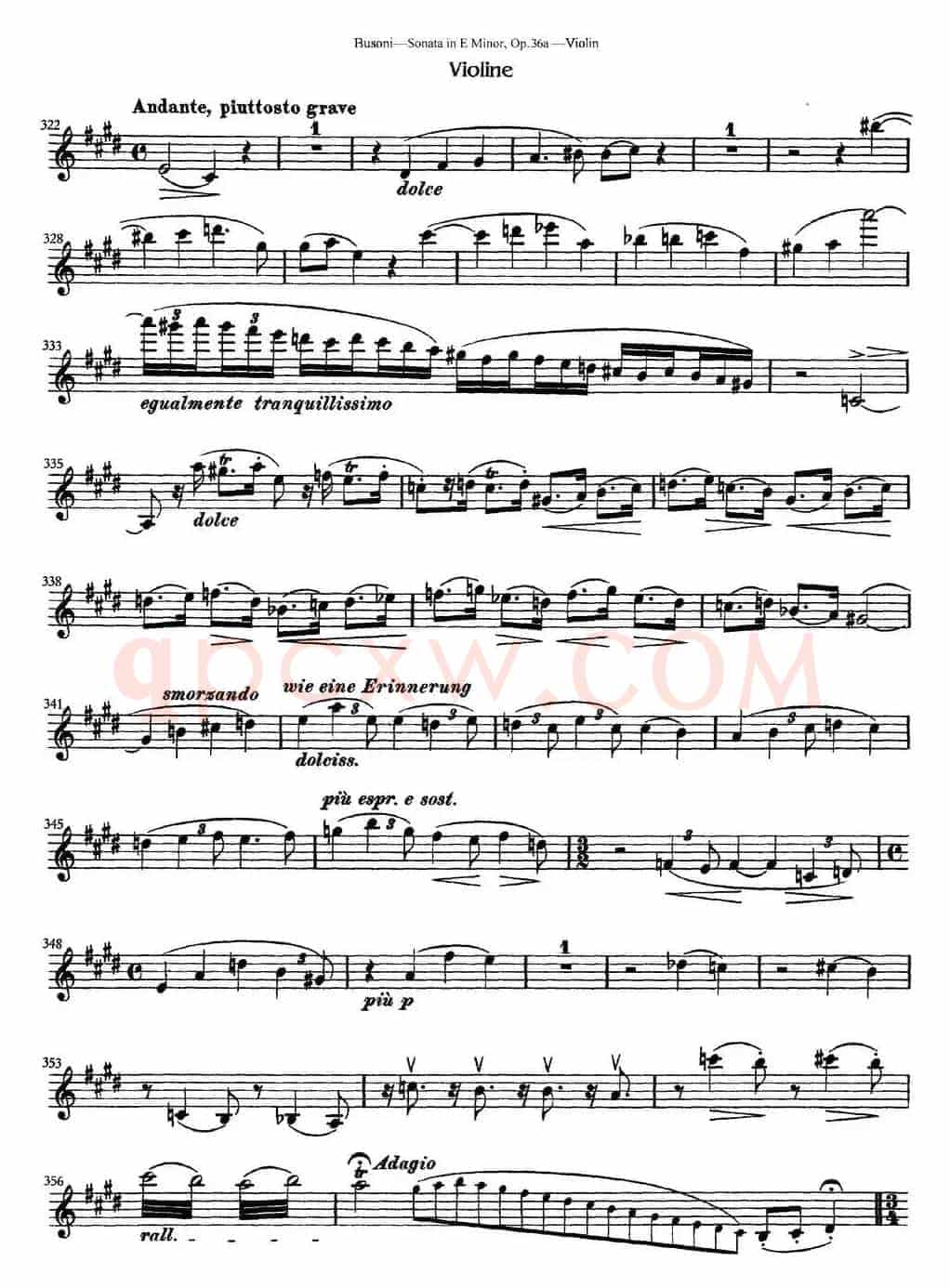 Violin Sonata No.2 in E Minor Op.36