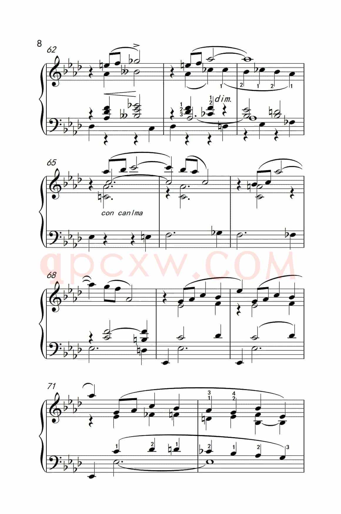 莫什科夫斯基 钢琴练习曲（第十三首）