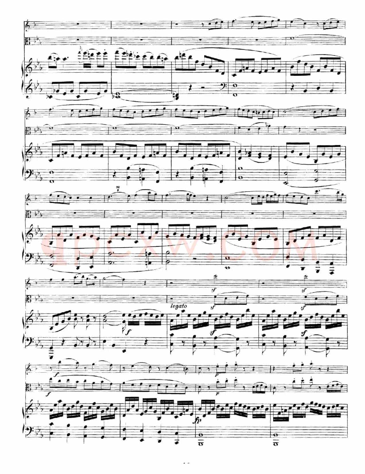 Piano Trio no.2 in E-flat Major K.498(降E大调钢琴三重奏)