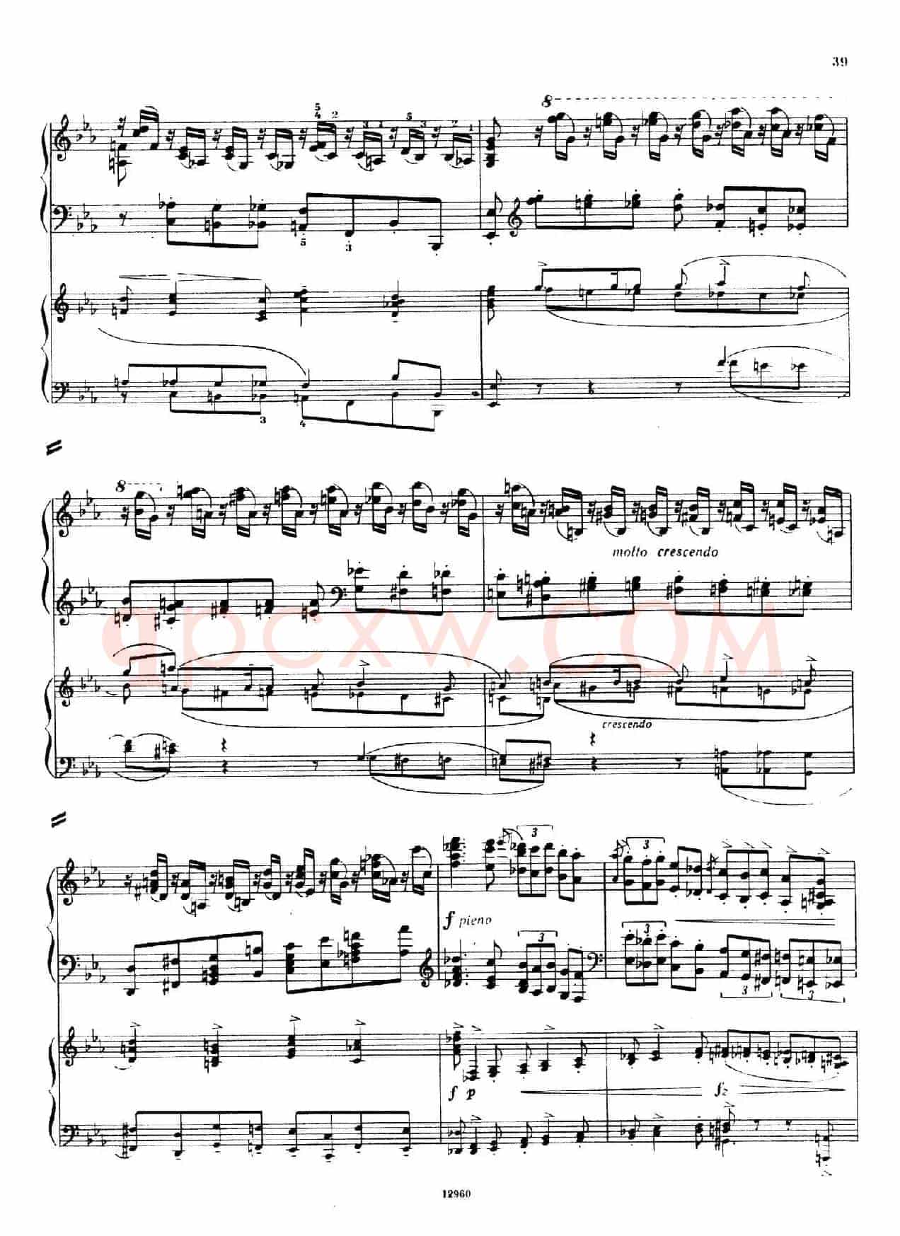 Piano Concerto No.2 in c Minor Op.50(c小调第二钢琴协奏曲·Ⅰ·双钢琴)