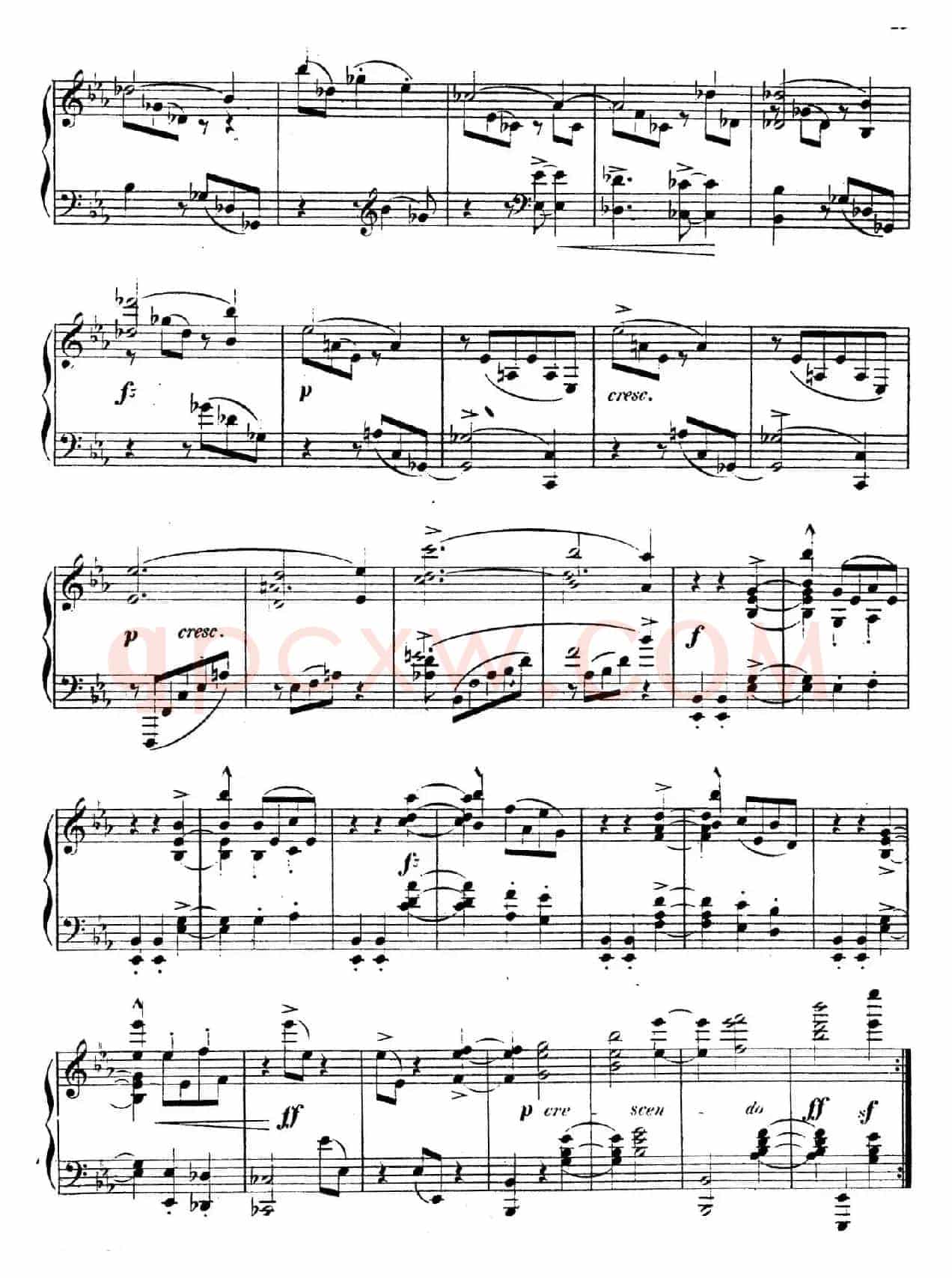 Waltzes Op.23(圆舞曲集·8、降E大调)