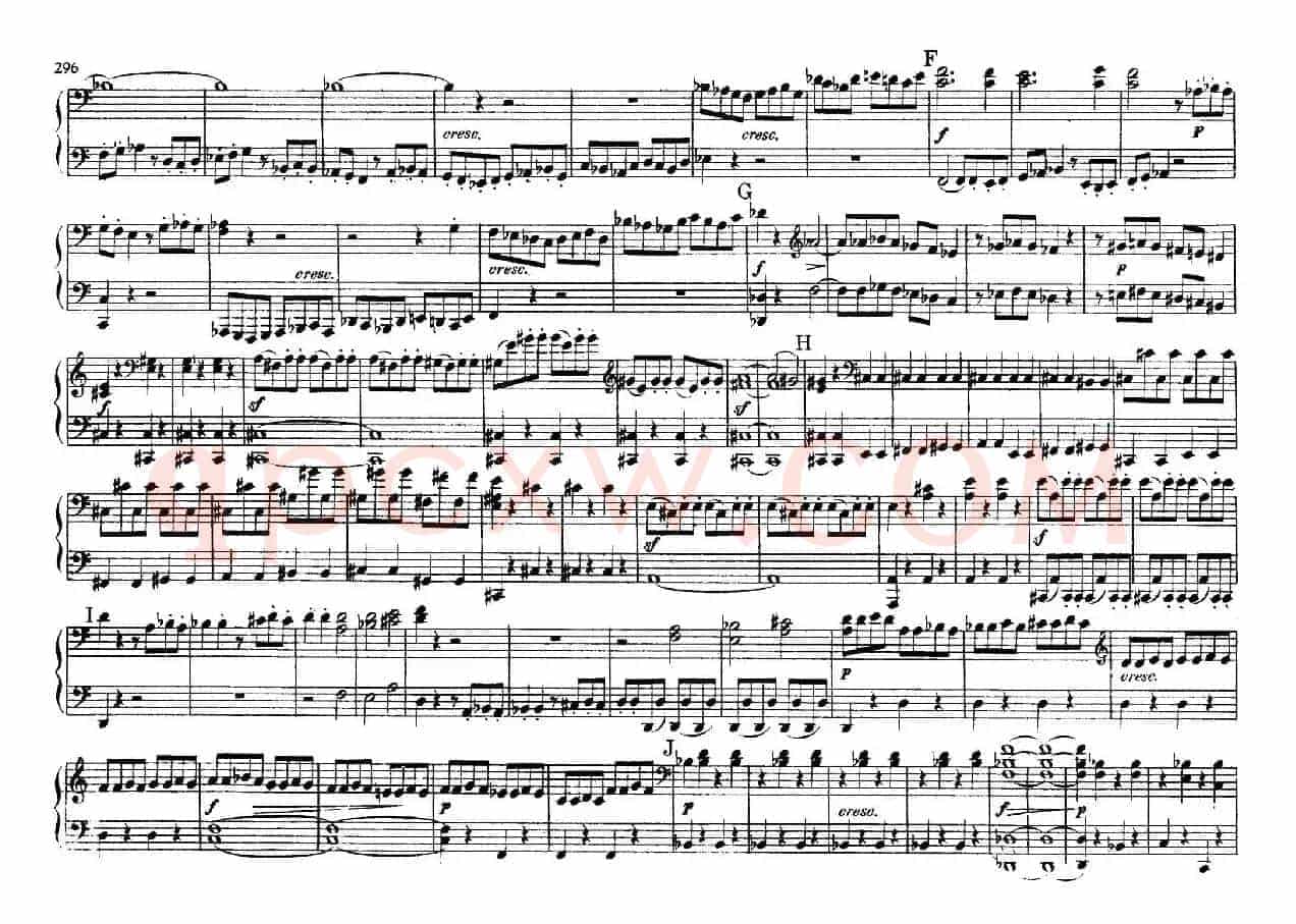 String Quartet No.9 in C Major Op.59-3 - 4 Hands(C大调第九弦乐四重奏·四手联弹)