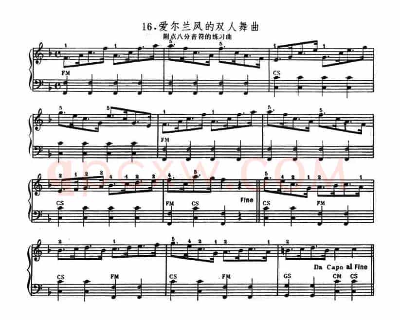 爱尔兰风的双人舞曲