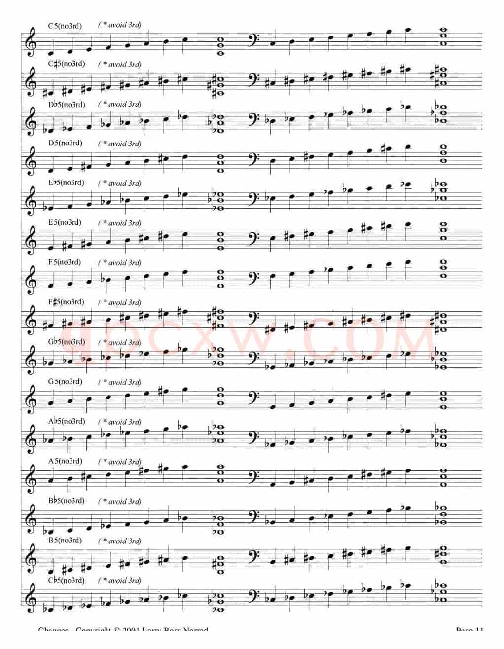 Changes（爵士乐和弦教材）（P1-20）
