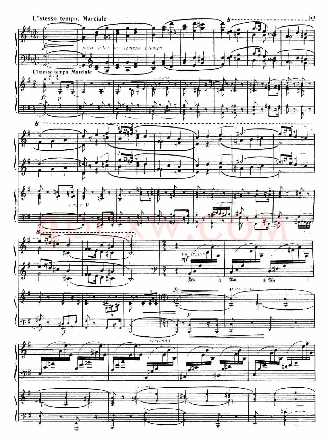 Piano Concerto No.2 in c Minor Op.50(c小调第二钢琴协奏曲·Ⅲ·双钢琴)