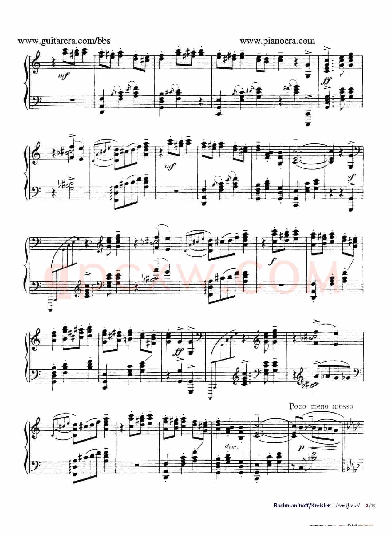 Liebesfreud(爱的喜悦)(钢琴独奏版)