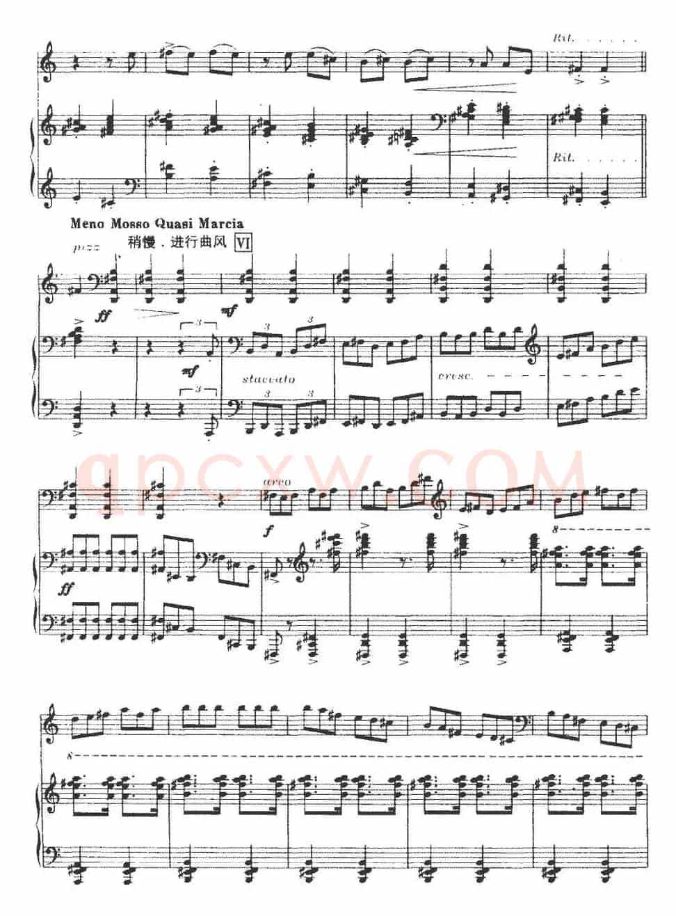 大提琴变奏曲（大提琴+钢琴伴奏）