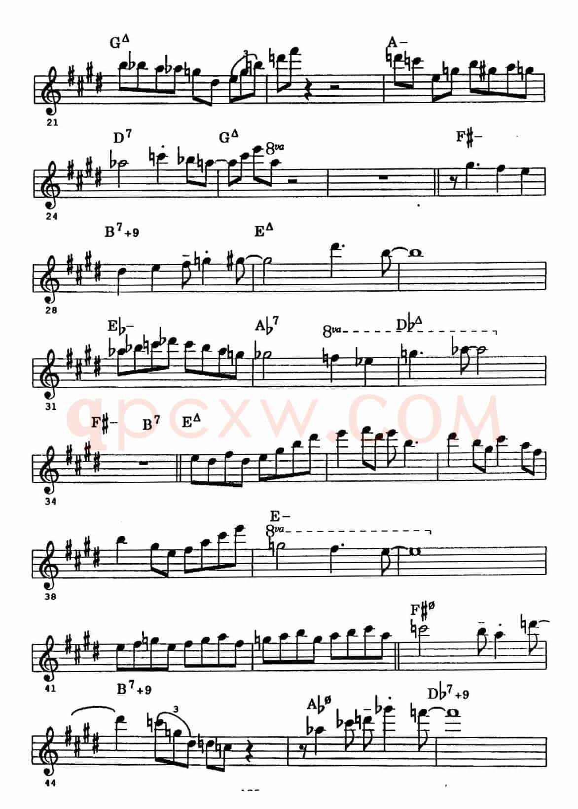 爵士乐超吹练习曲(七)