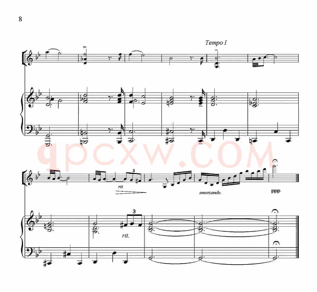 Adagio for Strings & Organ（柔板）（小提琴+钢琴伴奏）