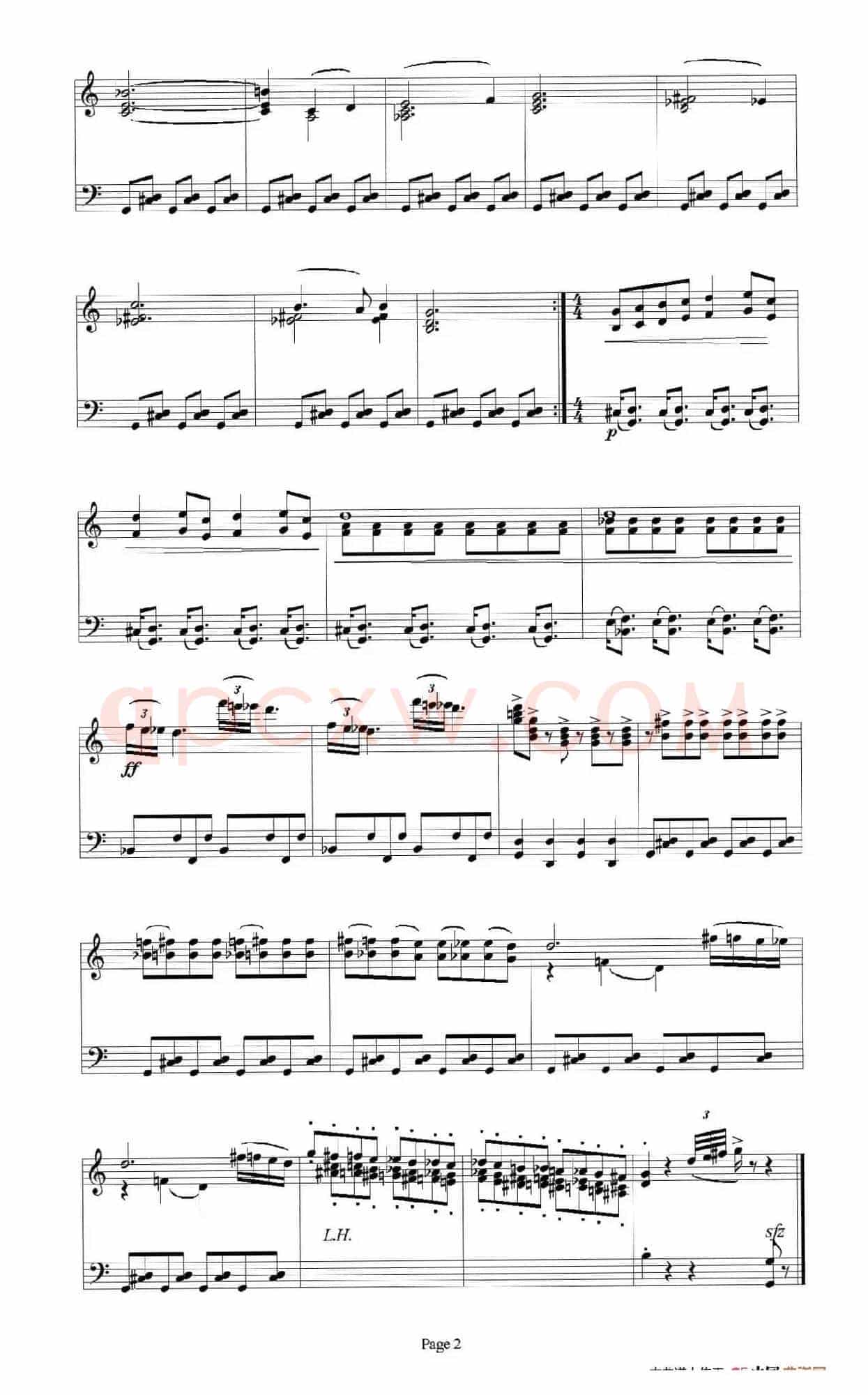 Sabre Dance(马刀舞曲)(钢琴独奏版)