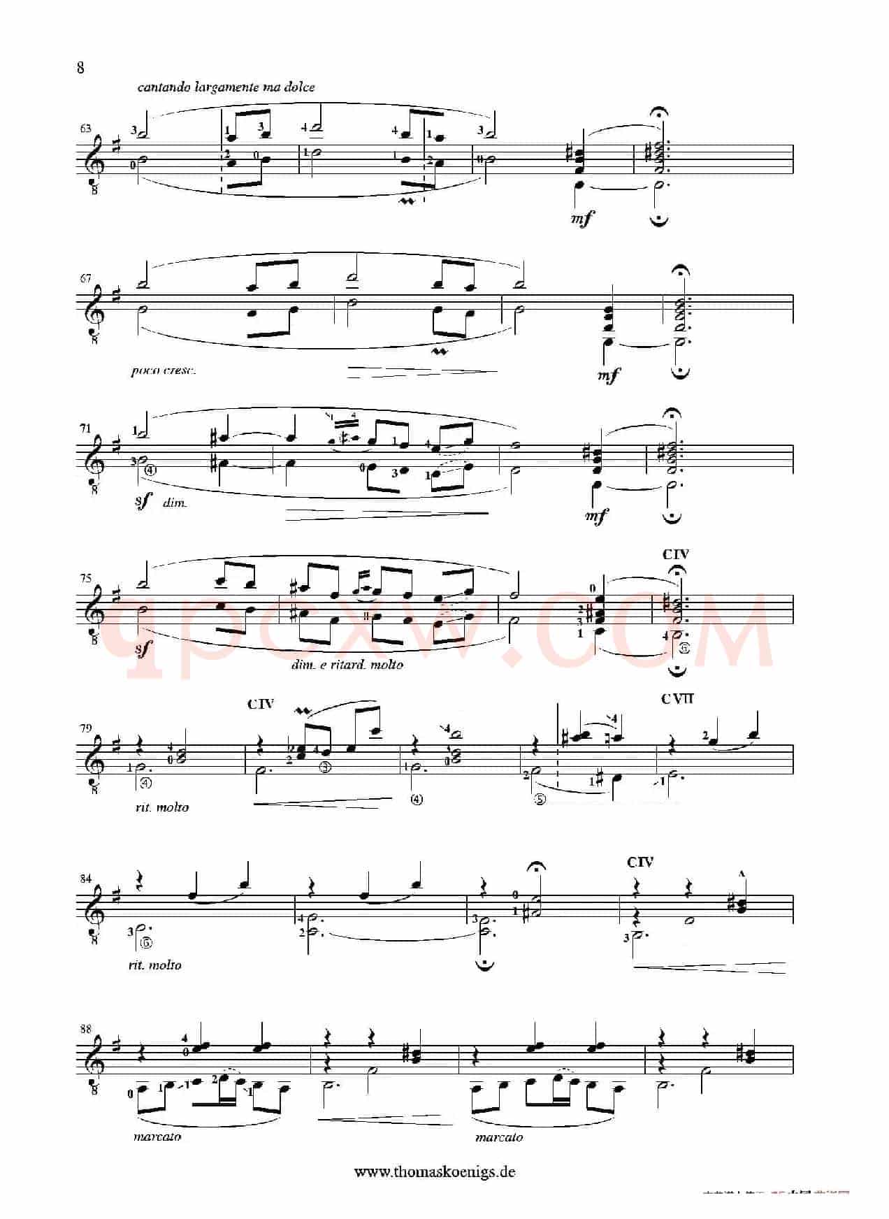Asturias op.47 5（古典吉他）