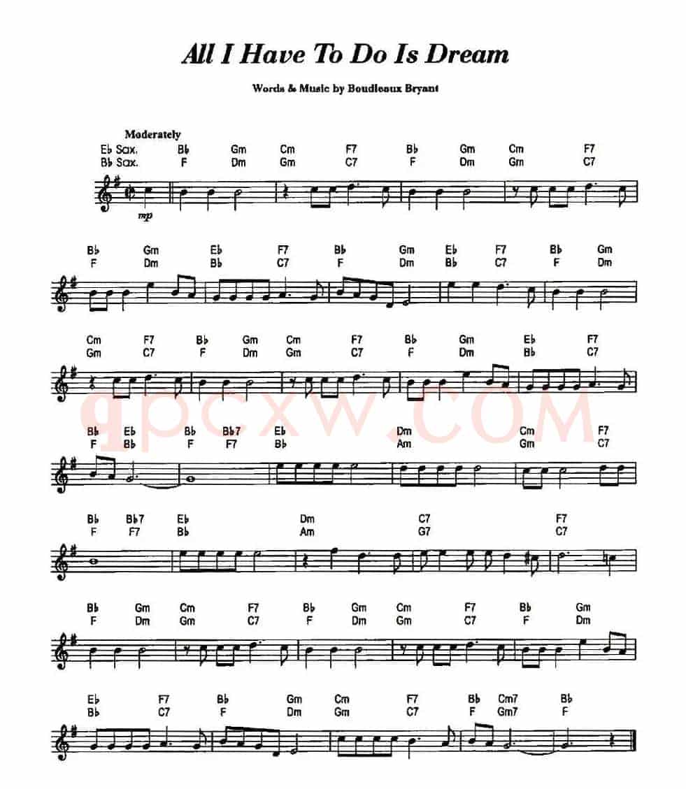 All I have To Do Is Dream