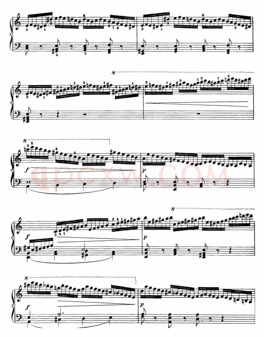 50首车尔尼Op.740钢琴手指灵巧技术练习曲（NO.17）