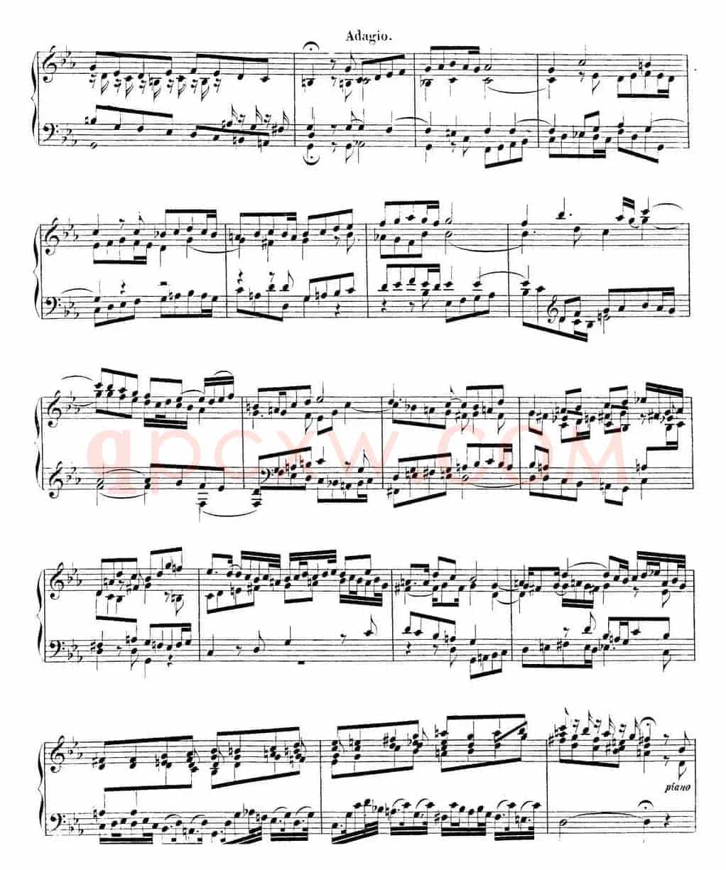 Toccata BWV 911（7首托卡塔·No.2 c小调）