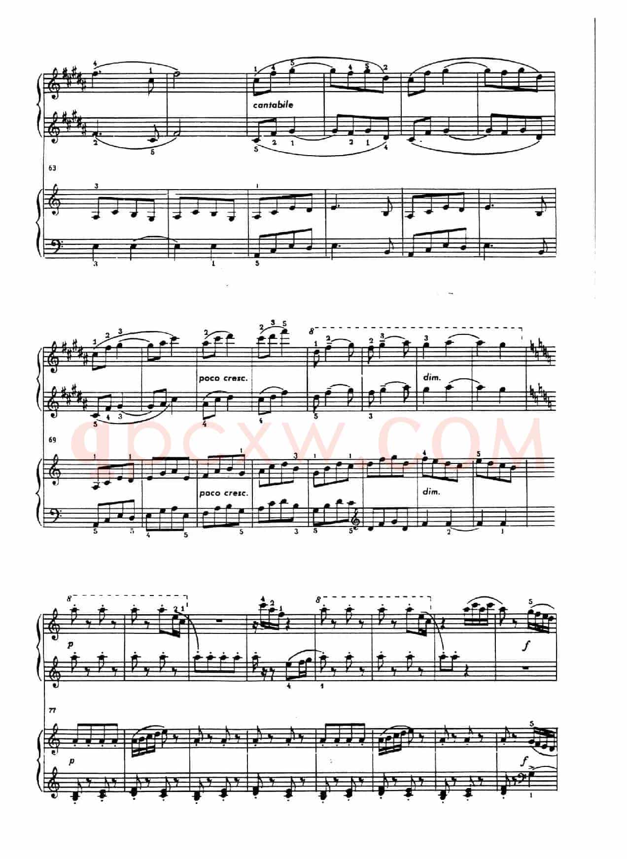An Overheard Tune - 4 Hands（偶闻的小调·四手联弹）