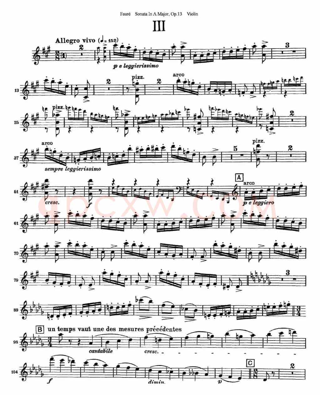 Violin Sonata No.1 Op.13