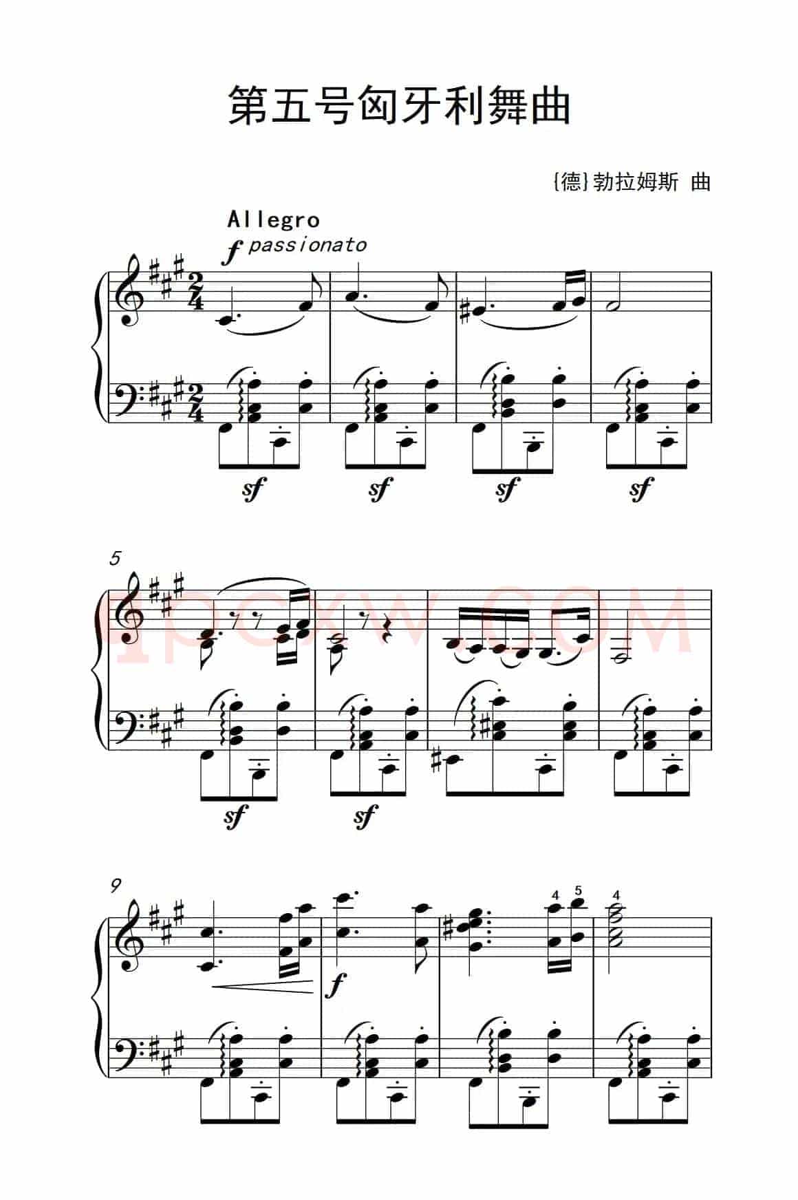 第五号匈牙利舞曲