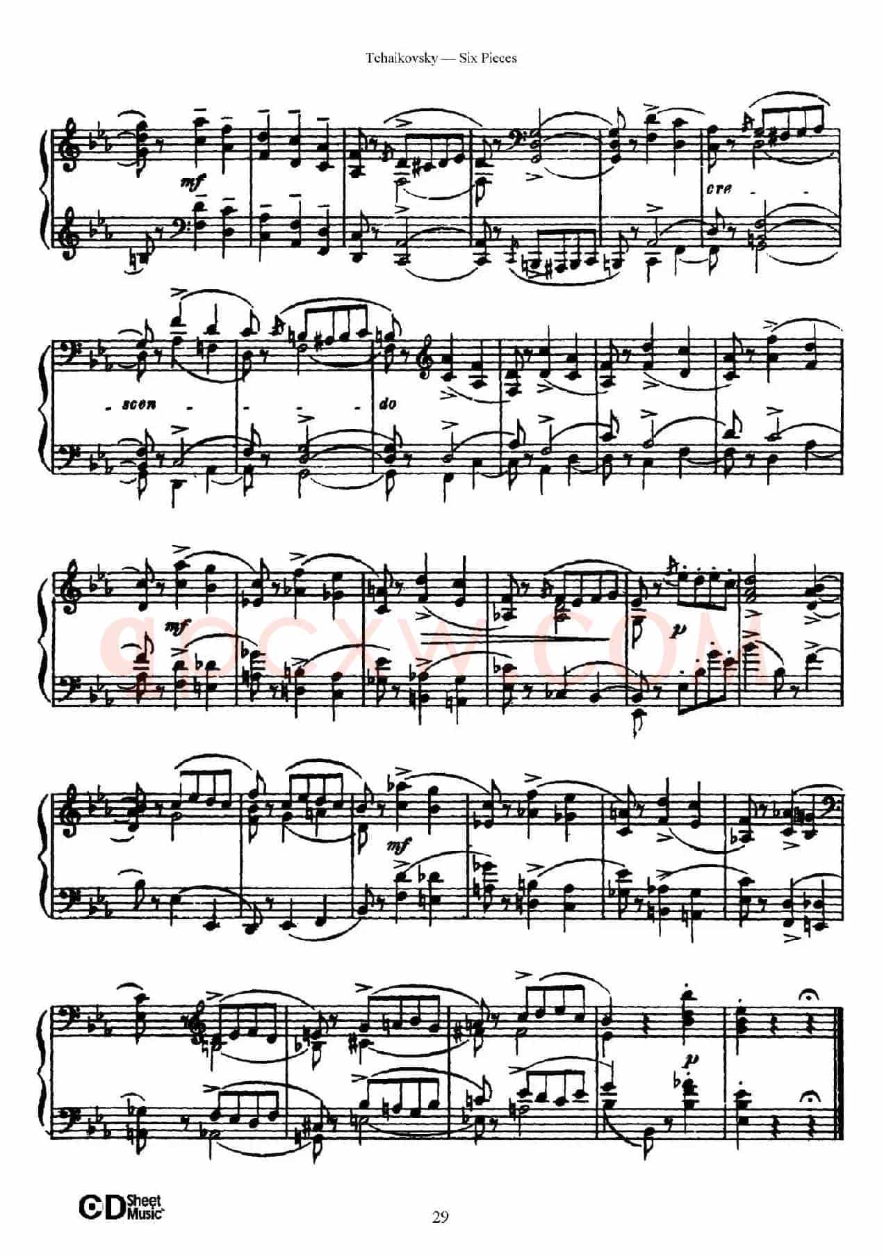 Six Pieces Op.51(6首小品·3)
