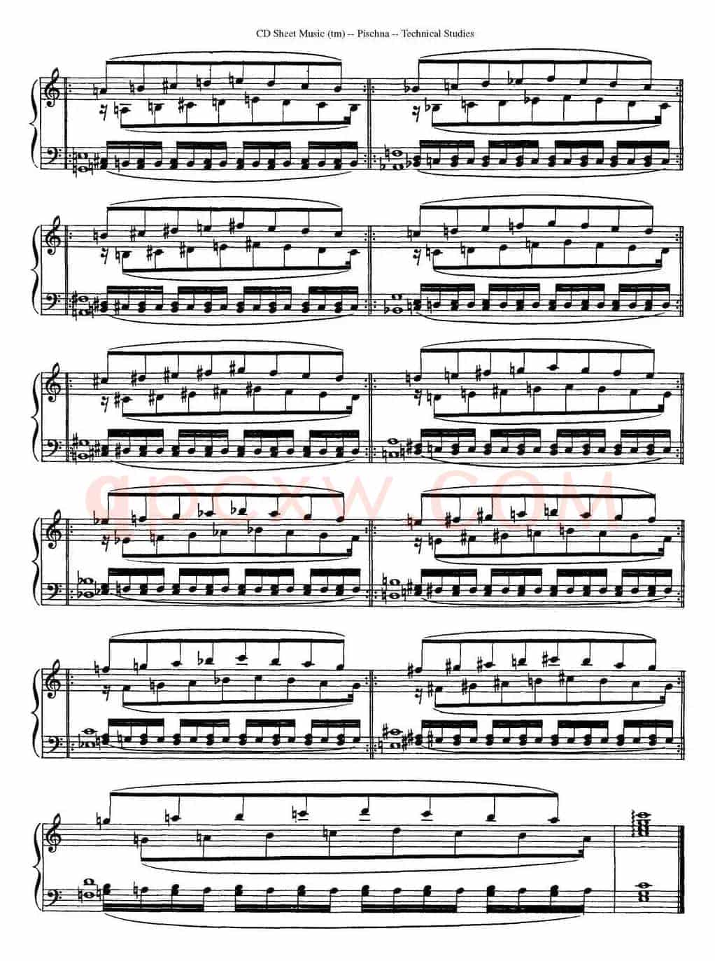 Technical Studies 60 Progressive Exercises (60首钢琴循序渐进练习曲 P21——30)