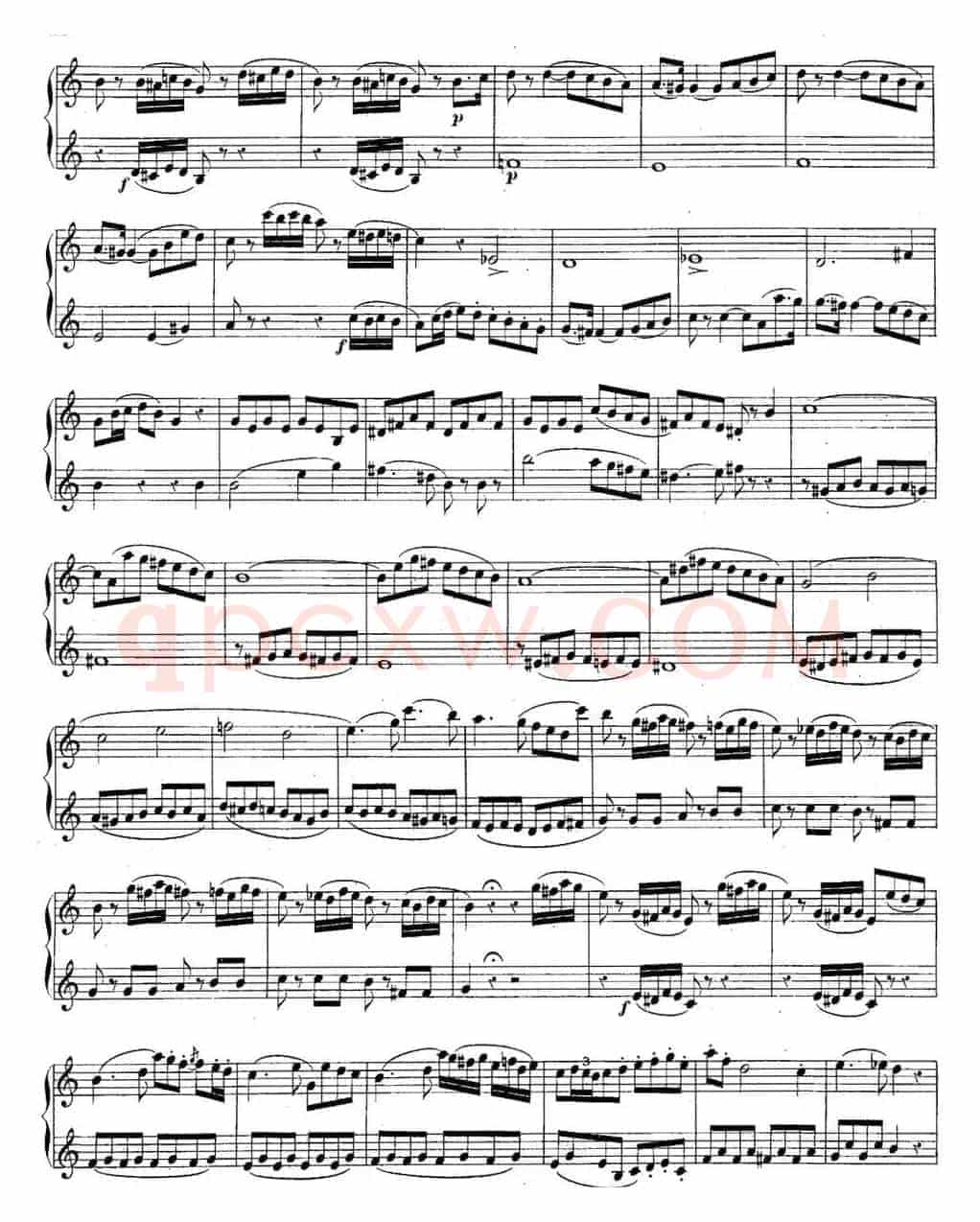 H·Klose练习曲（Quatre Duos Faciles et Concertants Pour 2 Saxophones—No.1）