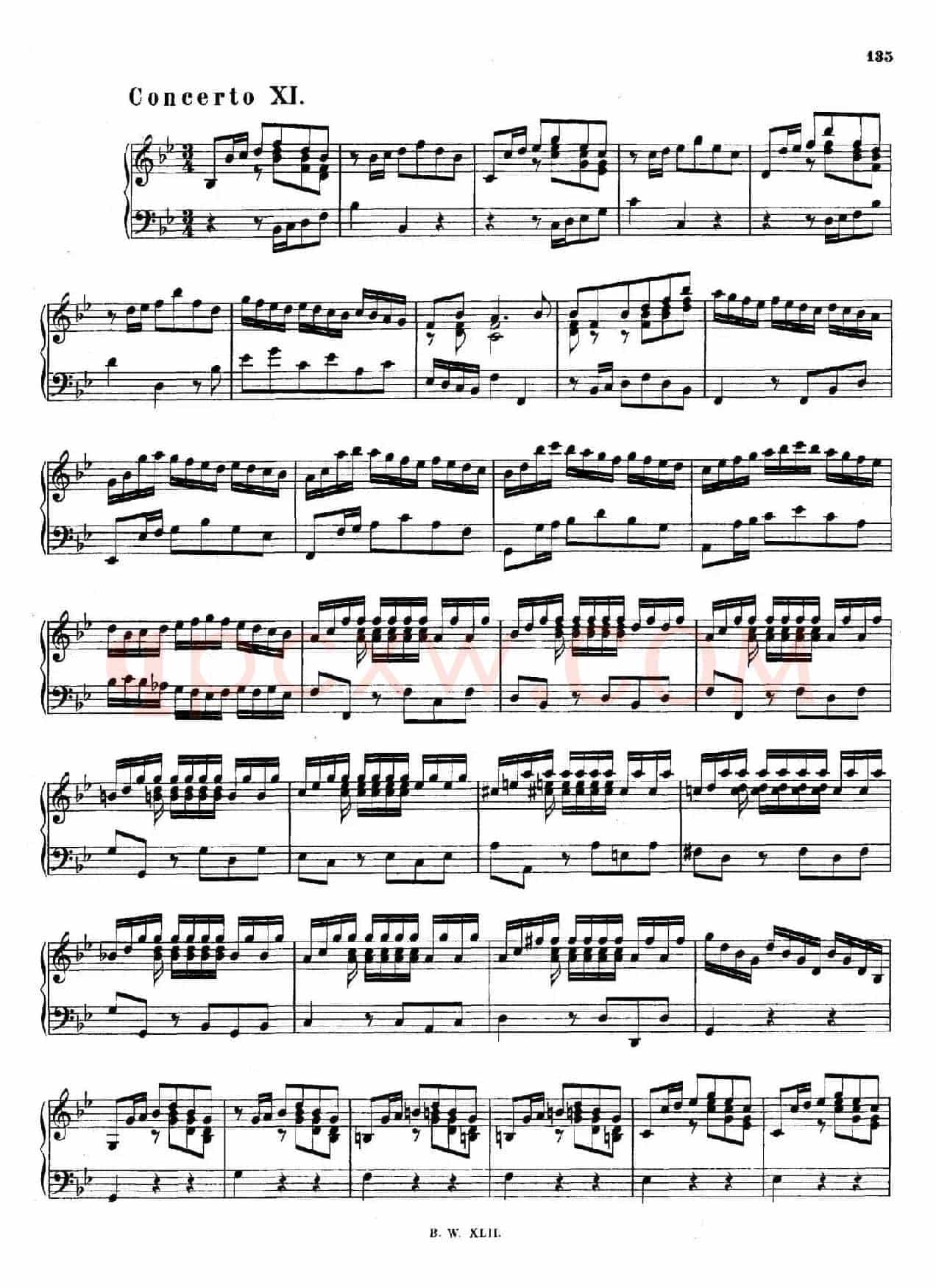 16 Concertos BWV 972-987(十六首为独奏古钢琴而作的协奏曲)(P71——80)