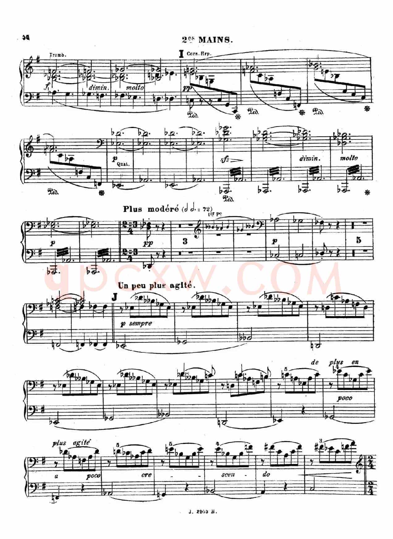 Symphony on a French Mountain Air Op.25(法国山歌交响曲·双钢琴·Ⅲ)