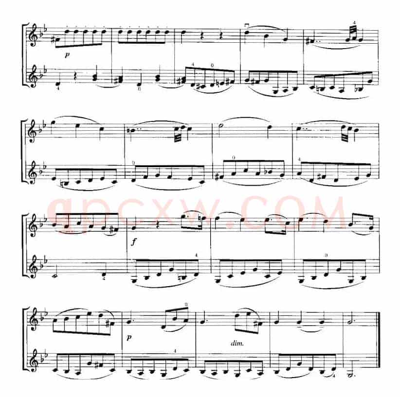 霍曼《小提琴基础教程》选曲：残花（二重奏）