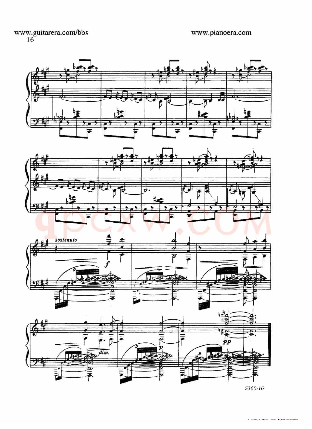 Fourth Piano Sonata S.360(第四钢琴奏鸣曲)