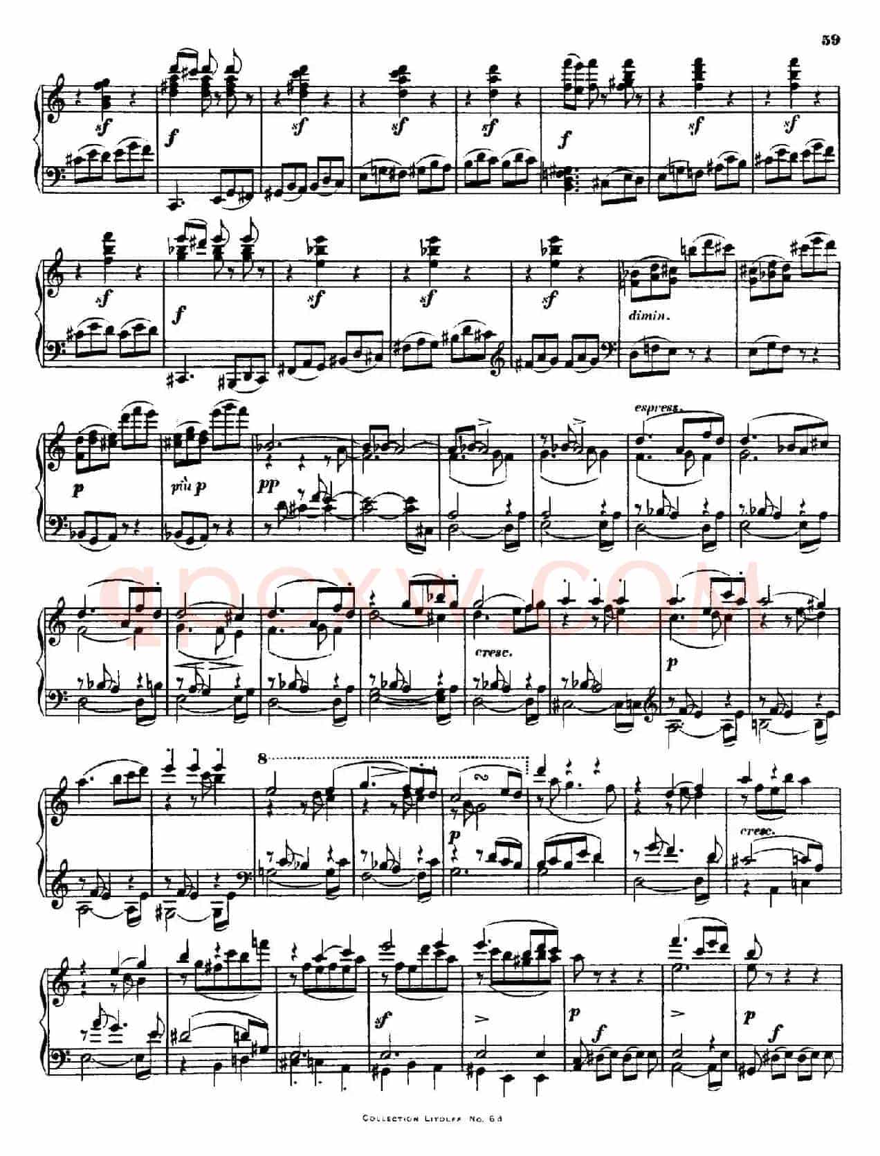 String Quartet No.15 in a Minor Op.132(a小调第十五弦乐四重奏·钢琴独奏版)
