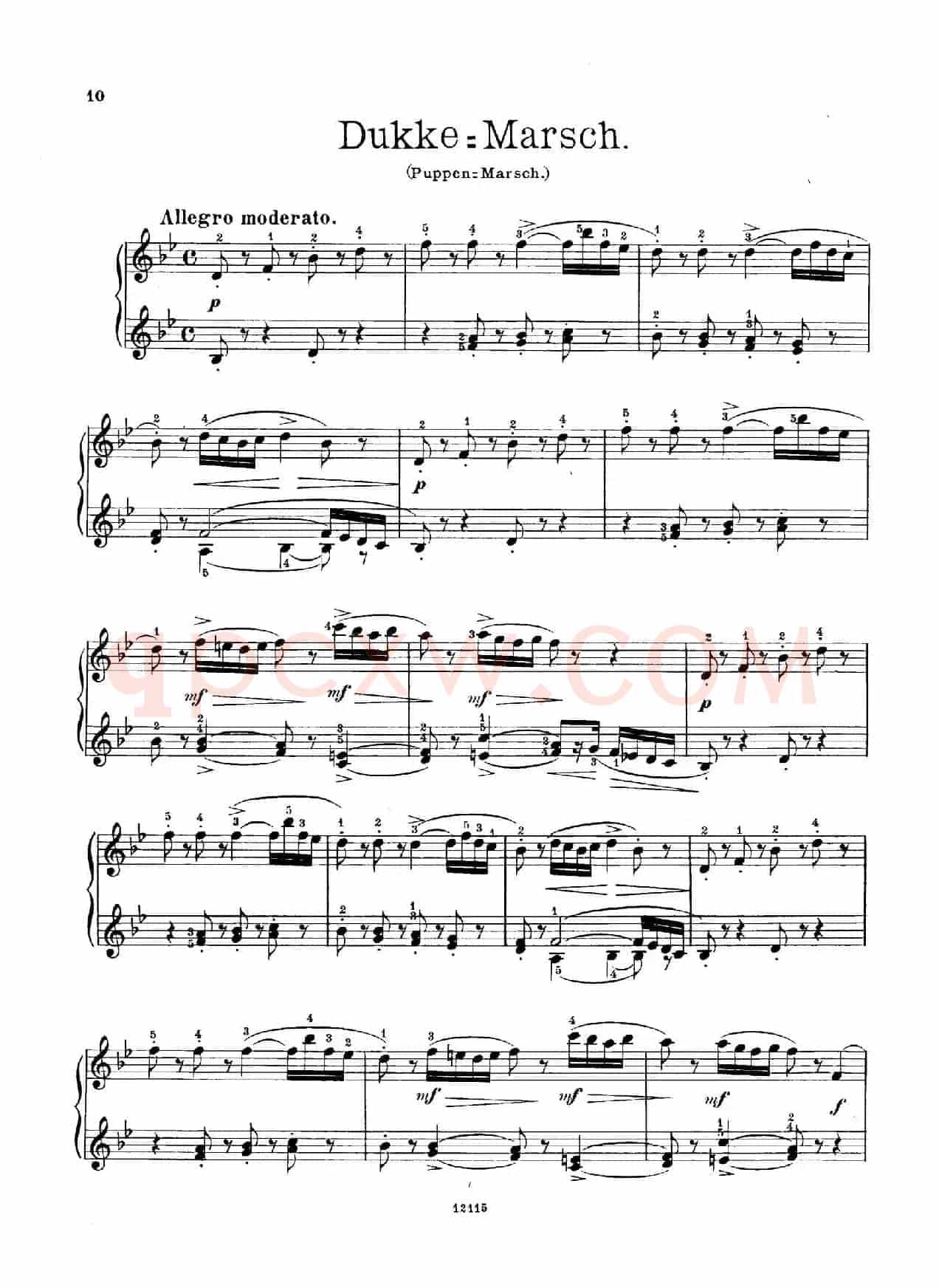 Six Humorous Bagatelles Op.11(6首幽默小品·5)