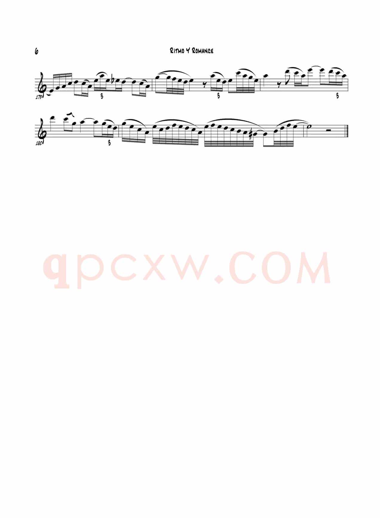 Ritmo Y Romanc（Bb Part）