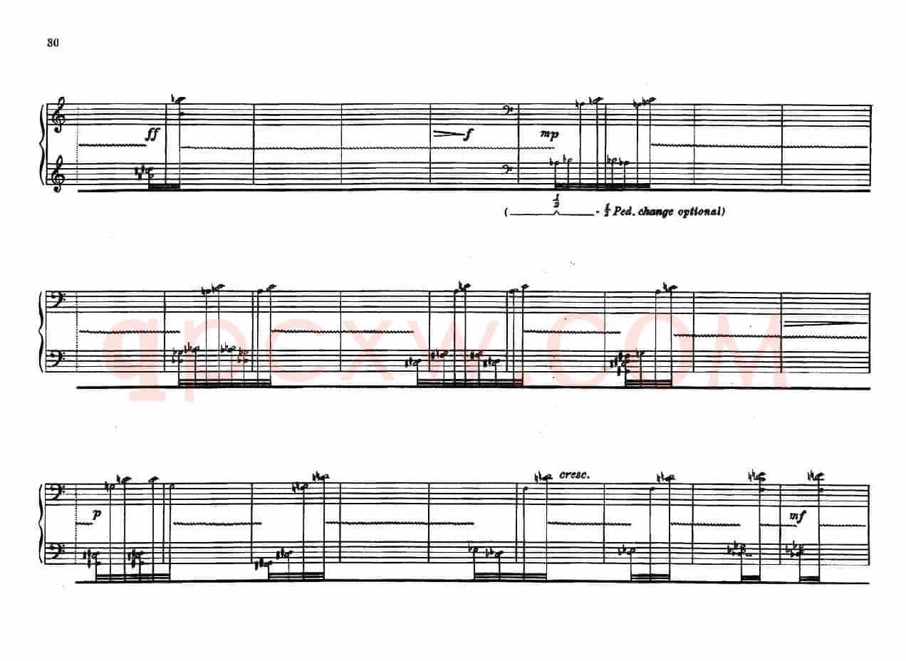 12 Etudes for Piano（博尔科姆12首钢琴练习曲·9）