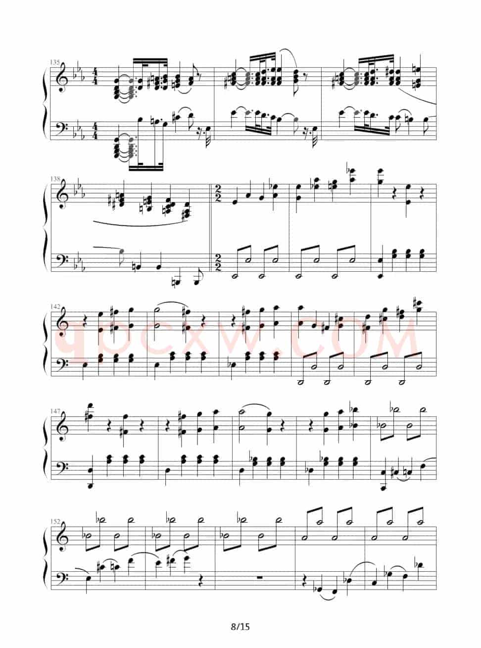 c小调第八钢琴奏鸣曲第一乐章（作品13号“悲怆”）