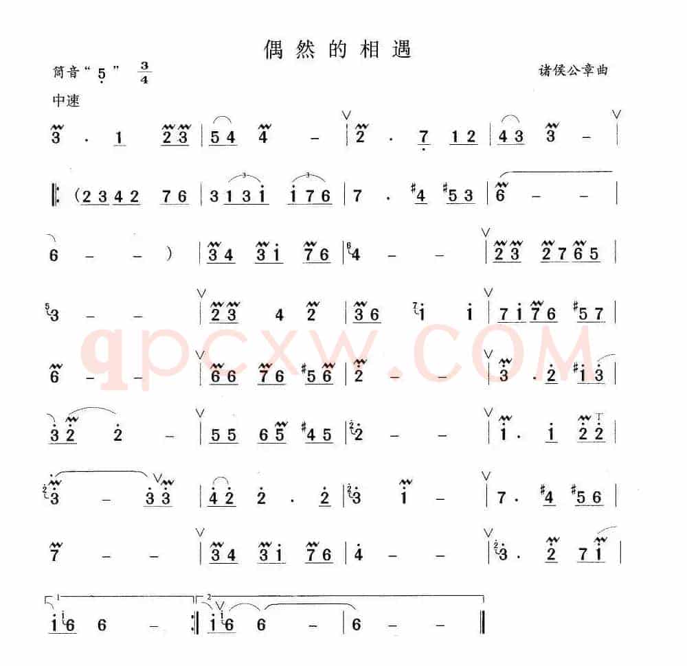 偶然的相遇