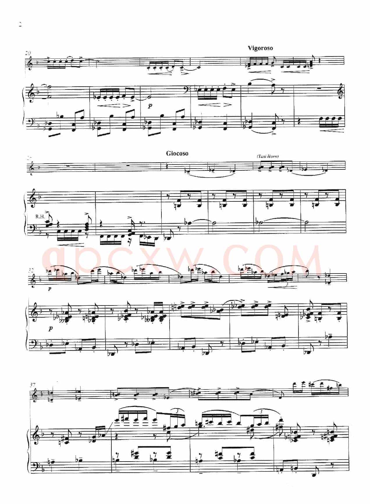 一个美国人在巴黎（An American in Paris）（小提琴+钢琴伴奏）