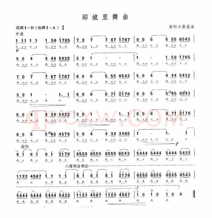 考级九级曲目：那坡里舞曲