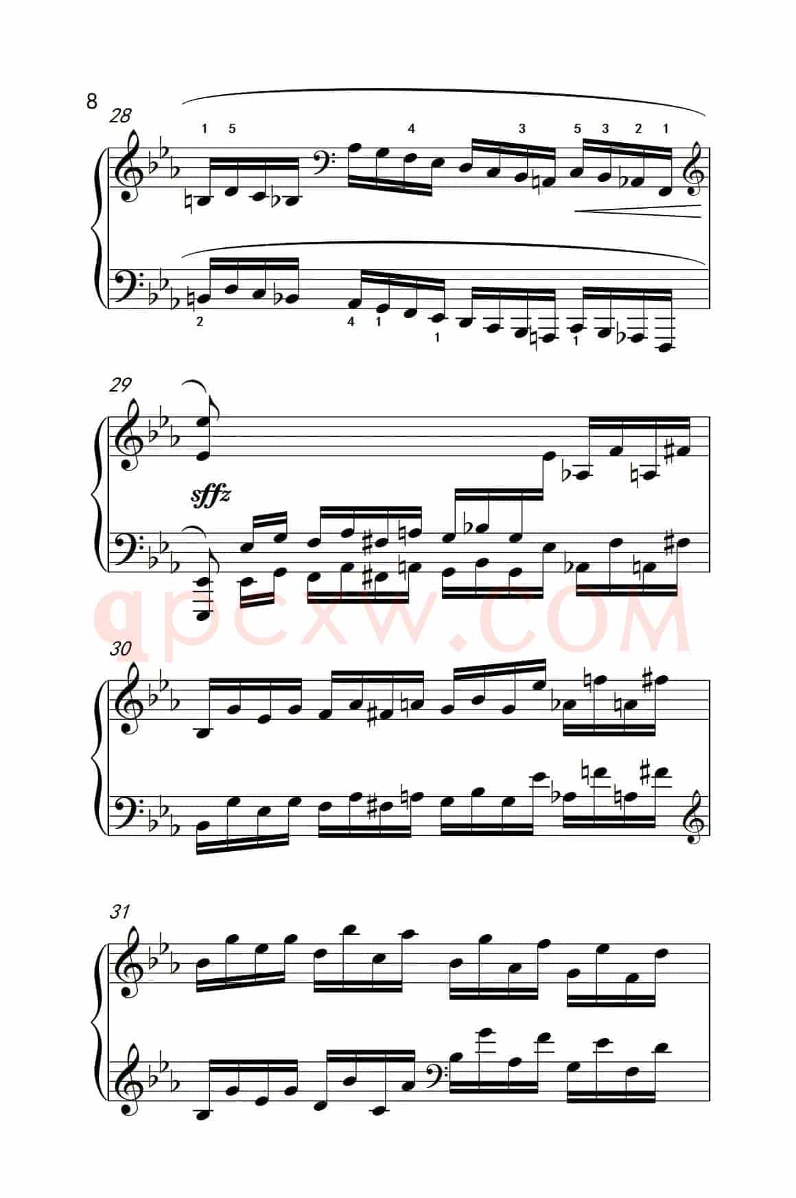 莫什科夫斯基 钢琴练习曲（第七首）
