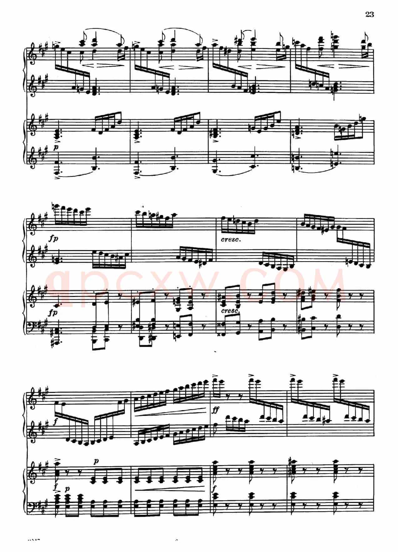 Introduction et Rondo Capriccioso Op.28(引子与随想回旋曲·双钢琴)