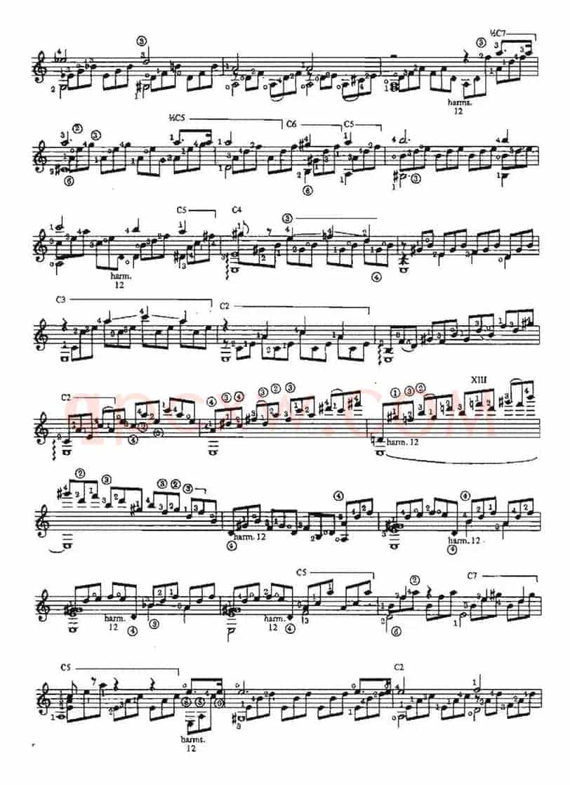 Adagio from SonataOp.27No.2(古典吉他)