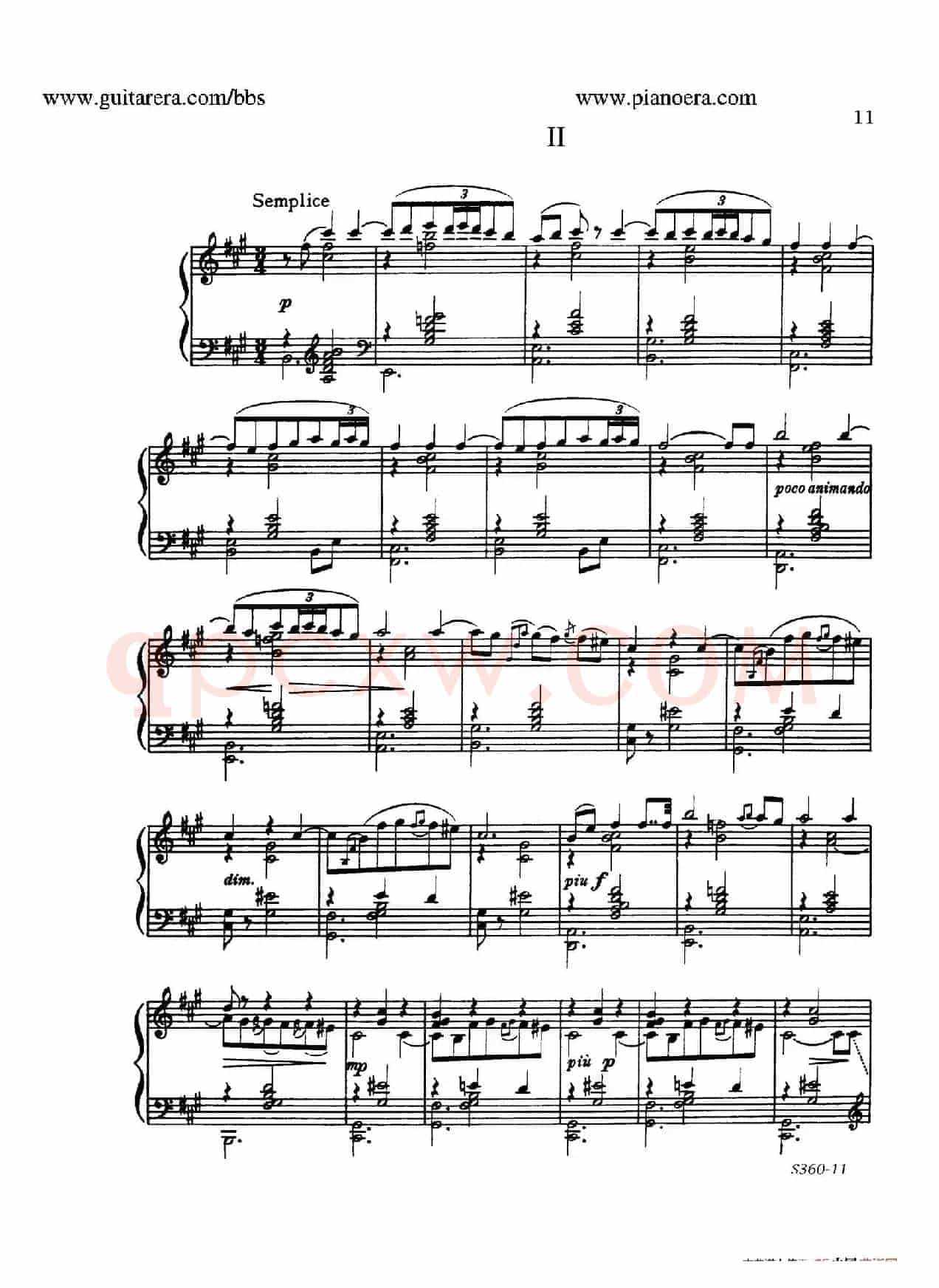Fourth Piano Sonata S.360(第四钢琴奏鸣曲)